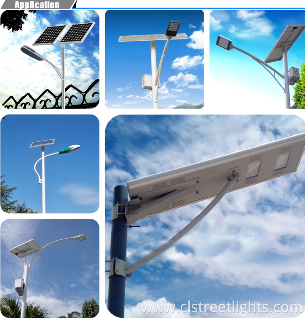 Solar LED Street Light 40W Split Type 12V 30W Yetrun 6000 Lumen, 48 Va